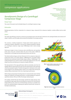 ADT Consultancy - Aerodynamic Design of a Centrifugal Compressor Stage