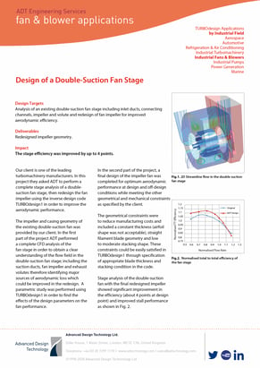 ADT Consultancy - Double Suction Fan Stage