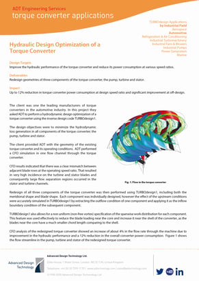 ADT Consultancy Summary - Torque Converter front page